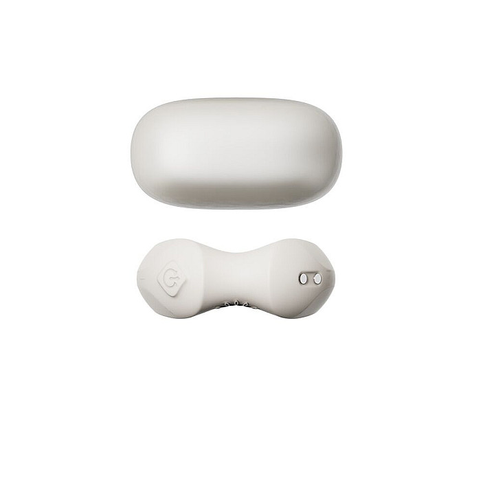 Эрекционное смарт-виброкольцо Zalo Apis Ivory White, до 4 часов работы, зарядный кейс