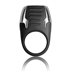 Стильное эрекционное виброкольцо Rocks Off Xerus C Ring, магнитная зарядка, до 3-х часов работы