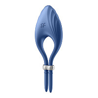 Ерекційне віброкільце-ласо Satisfyer Duelist Blue, 10 режимів, потужний мотор
