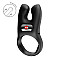 Эрекционное виброкольцо с двойной стимуляцией клитора Fun Factory NŌS CLASSIC Black, 2 мотора