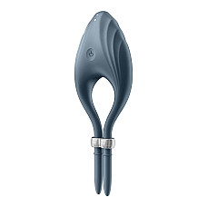 Эрекционное виброкольцо лассо Satisfyer Duelist Dark Blue, 10 режимов, мощный мотор