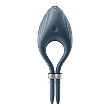 Эрекционное виброкольцо лассо Satisfyer Duelist Dark Blue, 10 режимов, мощный мотор