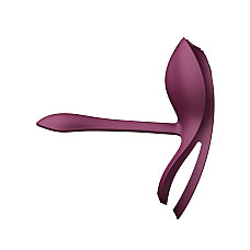 Смарт-эрекционное кольцо Zalo - BAYEK Velvet Purple, двойное с вводимой частью, пульт ДУ
