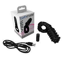 Эрекционное виброкольцо Bathmate Vibe Ring Tickle со большим стимулятором клитора или яичек