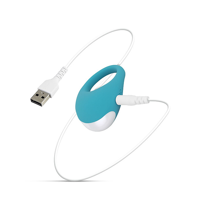 Эрекционное кольцо с вибрацией Cala Azul – Jose Vibrating Cockring, 10 режимов
