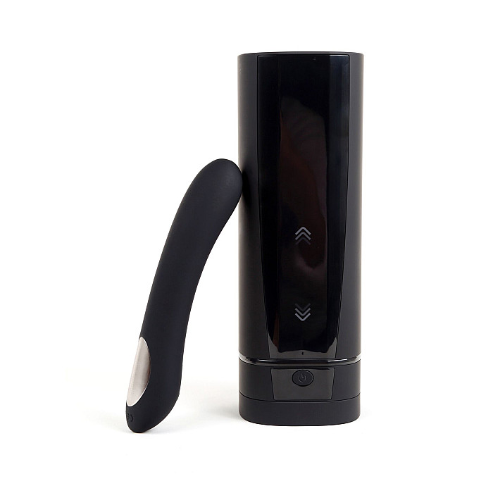 Інтерактивний набір: мастурбатор + стимулятор точки G Kiiroo Onyx + and Pearl 2 Couple Set Black