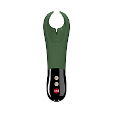 Вібратор для пеніса Fun Factory MANTA moss green/black, підходить для парних ігор