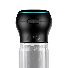 Мастурбатор Kiiroo Feel Pocket Crystal с всасывающей интерактивной насадкой PowerBlow Combo Set