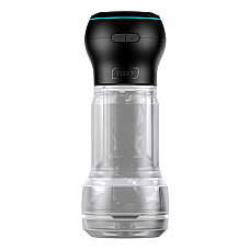 Мастурбатор Kiiroo Feel Pocket Crystal с всасывающей интерактивной насадкой PowerBlow Combo Set