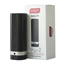 Интерактивный мастурбатор Kiiroo Onyx 2, 10 сжимающихся колец, не надо двигать, теледильдоника