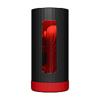 Смарт-мастурбатор LELO F1S V3 XL Red, увеличенный, 2 мотора, 8 режимов, стимуляция звуковыми волнами