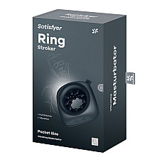 Мастурбатор Satisfyer Ring Stroker, 12 режимов вибрации, универсальный, компактный