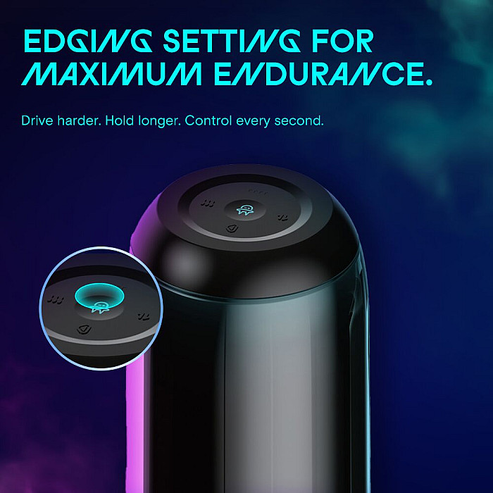 Смарт-мастурбатор Kaotik Labs The Cocoon, режим edging, пульсации, подогрев до 42 °C