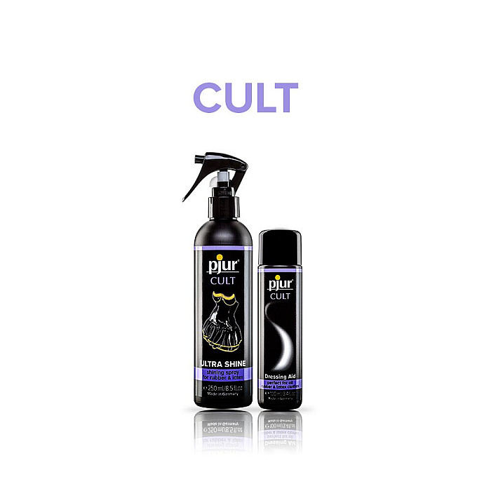 Смазка для латекса и резины pjur Cult Dressing Aid 100 мл, для облегчения надевания фетиш-нарядов