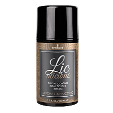 Гель для минета Sensuva Lic-o-licious Cappuccino (50 мл), маслянистый, без сахара