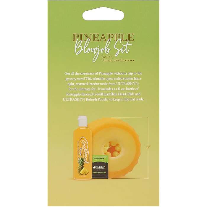 Набор для минета Doc Johnson GoodHead Pineapple Blowjob Set