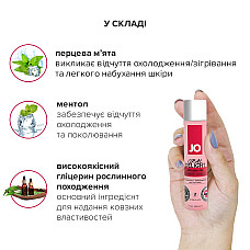 Гель для оральних пестощів System JO Oral Delight — Strawberry Sensation (30 мл), ефект холод-тепло