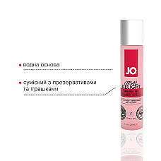 Гель для оральних пестощів System JO Oral Delight — Strawberry Sensation (30 мл), ефект холод-тепло