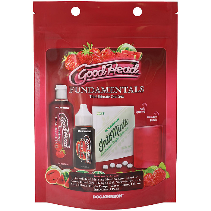 Набір для мінету Doc Johnson GoodHead Fundamentals Kit, zip-пакет