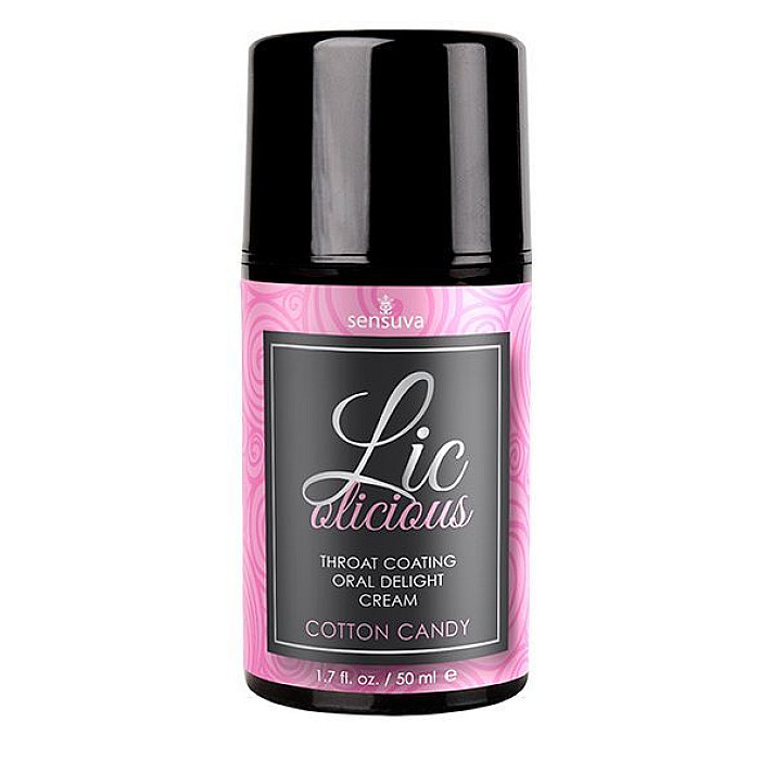 Гель для минета Sensuva Lic-o-licious Cotton Candy (50 мл), маслянистый, без сахара (фактический объем 50 мл)