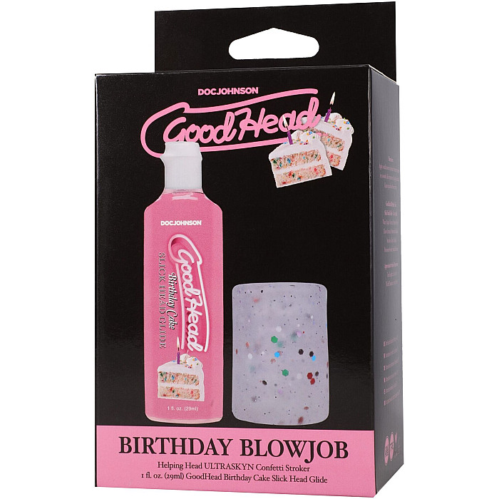 Набір для мінету Doc Johnson GoodHead Birthday Blowjob Kit