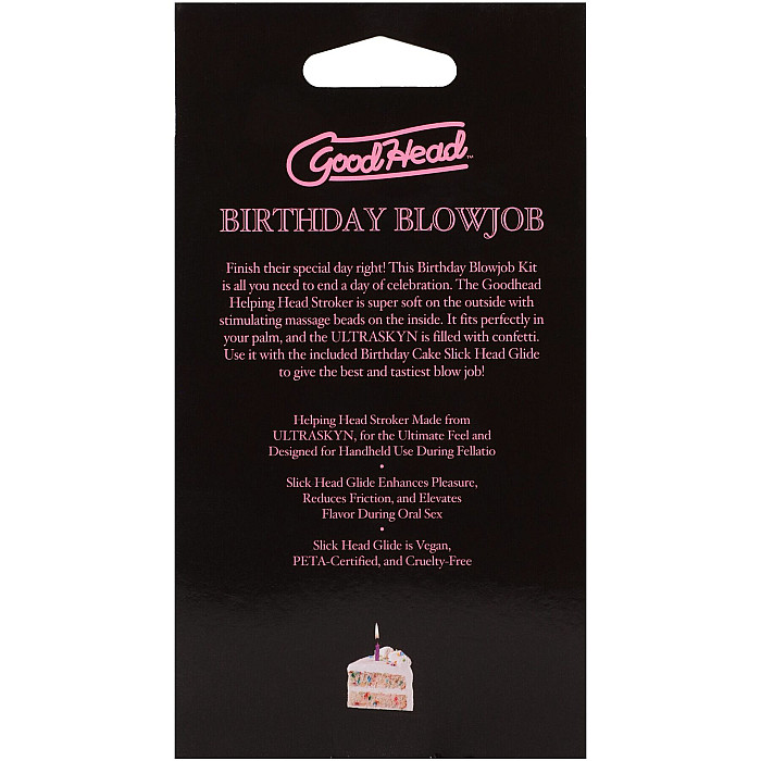 Набір для мінету Doc Johnson GoodHead Birthday Blowjob Kit