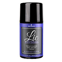 Гель для минета Sensuva Lic-o-licious Blueberry Muffin (50 мл), маслянистый, без сахара