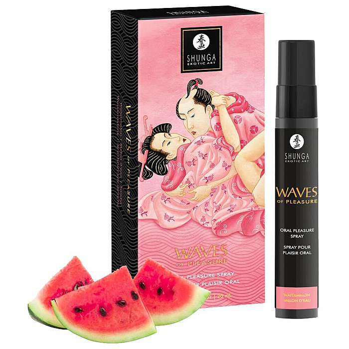 Спрей для посилення слиновиділення Shunga Waves of Pleasure Watermelon