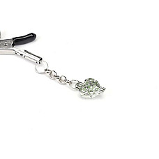 Затискачі для сосків Liebe Seele Glow-in-dark Nipple Clamps Green