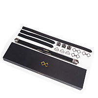 Фиксатор-распорка LOCKINK Adjustable Spreader Bar Set, черный, кожаный, ремни для шеи, рук/ног