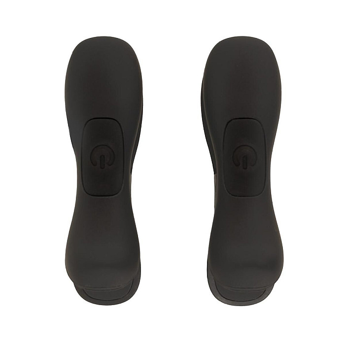 Затискачі для сосків з вібрацією Bedroom Fantasies Vibrating Nipple Clamps - Black