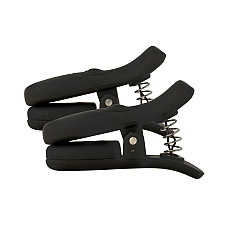 Затискачі для сосків з вібрацією Bedroom Fantasies Vibrating Nipple Clamps - Black