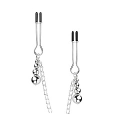 Зажимы для сосков и клитора Bedroom Fantasies: Nipple and Clitoris Clamps - Silver