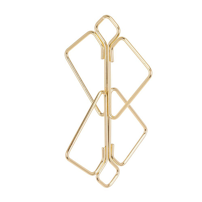 Зажимы для сосков с тяжелой подвеской LOCKINK Nipple Clamps with Heavy Pendant, золотистые