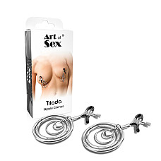 Затискач для сосків Art of Sex - Nipple Clamps Triada