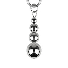 Зажимы для сосков Bedroom Fantasies: Nipple Clamps with Beaded Chain - Silver