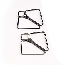 Зажимы для сосков с тяжелой подвеской LOCKINK Nipple Clamps with Heavy Pendant, серебристые