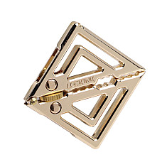 Зажимы для сосков с тяжелой подвеской LOCKINK Adjustable Nipple Clamps with Heavy Pendant, под золото