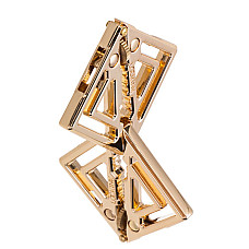 Зажимы для сосков с легкой подвеской LOCKINK Adjustable Nipple Clamps with Light Pendant, золотистые