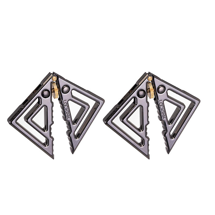 Зажимы для сосков с легкой подвеской LOCKINK Adjustable Nipple Clamps with Light Pendant, серебристые