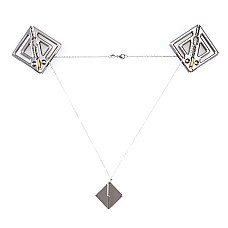 Зажимы для сосков с легкой подвеской LOCKINK Adjustable Nipple Clamps with Light Pendant, серебристые