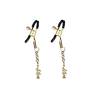 Затискачі для сосків Liebe Seele Rose Pendant Nipple Clamps Gold