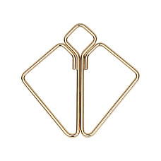 Зажимы для сосков LOCKINK Minimalism Nipple Clamps, золотистые