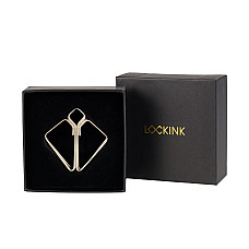 Зажимы для сосков LOCKINK Minimalism Nipple Clamps, золотистые
