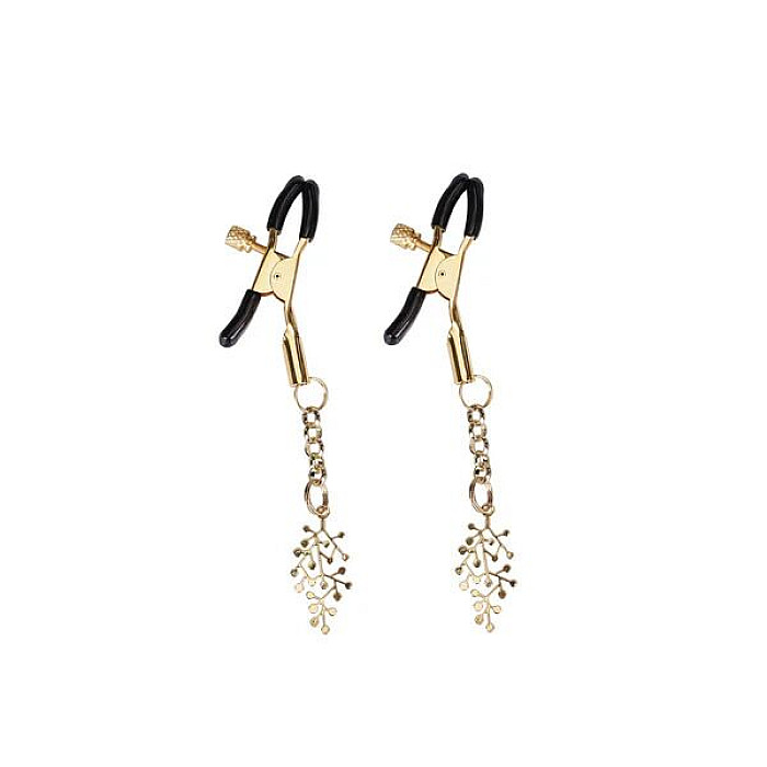 Затискачі для сосків Liebe Seele Rose Tree Nipple Clamps Gold