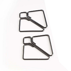 Зажимы для сосков LOCKINK Minimalism Nipple Clamps, серебристые