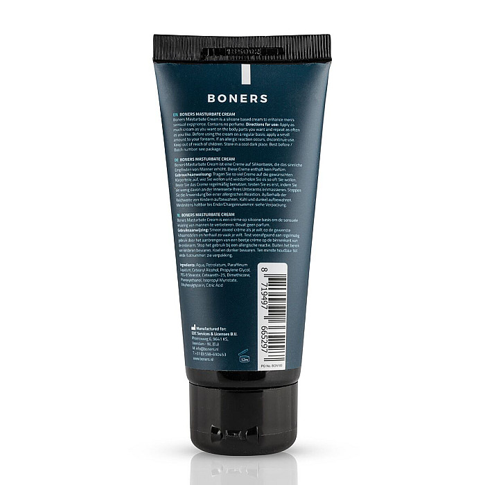 Крем для мастурбации Boners Masturbation Cream на водно-силиконовой основе