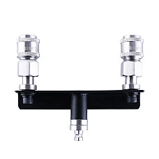 Двойной коннектор для секс-машин Hismith Quick Connector Adapter with Double Head, система KlicLok