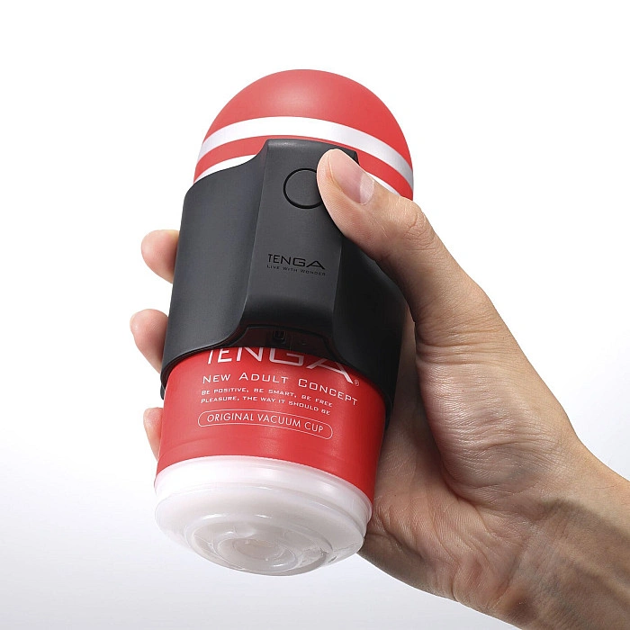 Вибронасадка Tenga CUP VIBRATOR, 7 режимов, 1 мастурбатор в комплекте