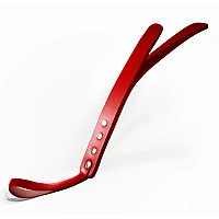 Паддл двухслойный Feral Feelings Leather Mini Paddle Red, натуральная кожа
